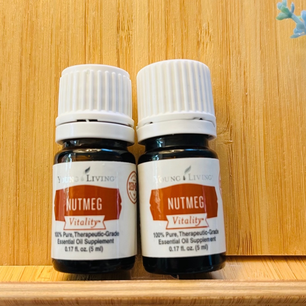 *TWO* Young Living Nutmeg Vitality Essential Oil - 5ml, NEW